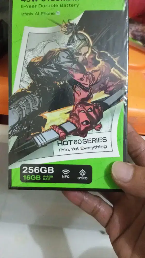INFINIX HOT 60I 16/256 BARU 48 JAM HP DI PEGANG LSG DI JUAL