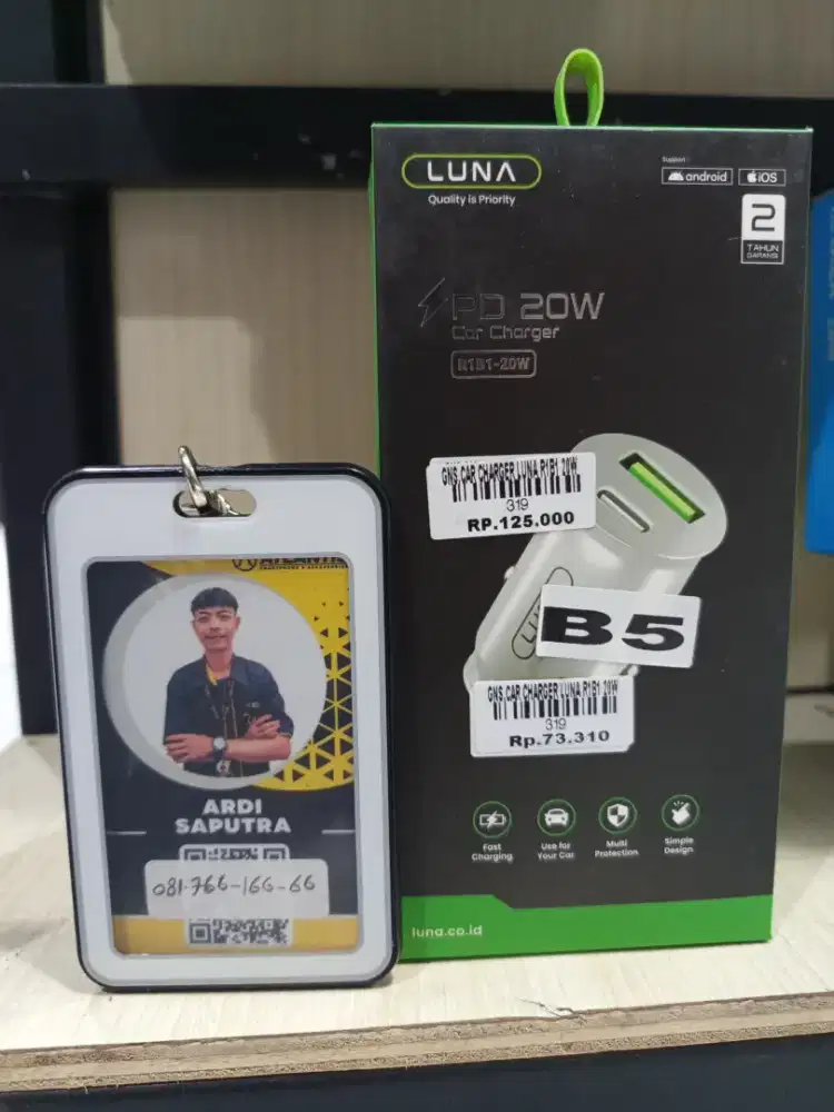 CAR CHARGER LUNA R1B1 20W