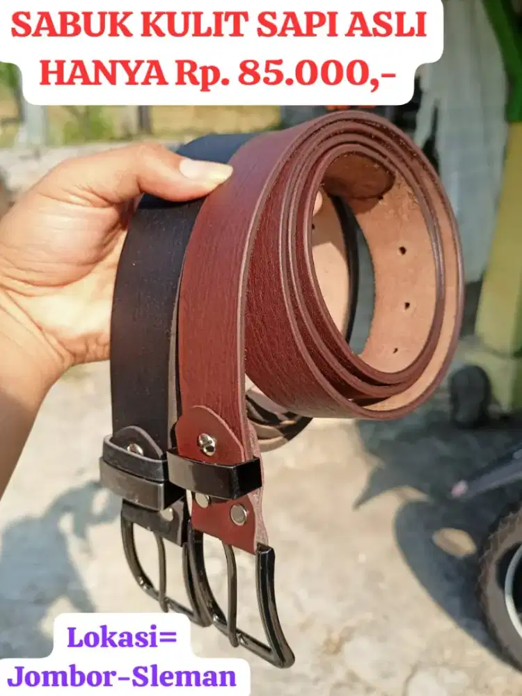 SABUK KULIT SAPI ASLI 100%
