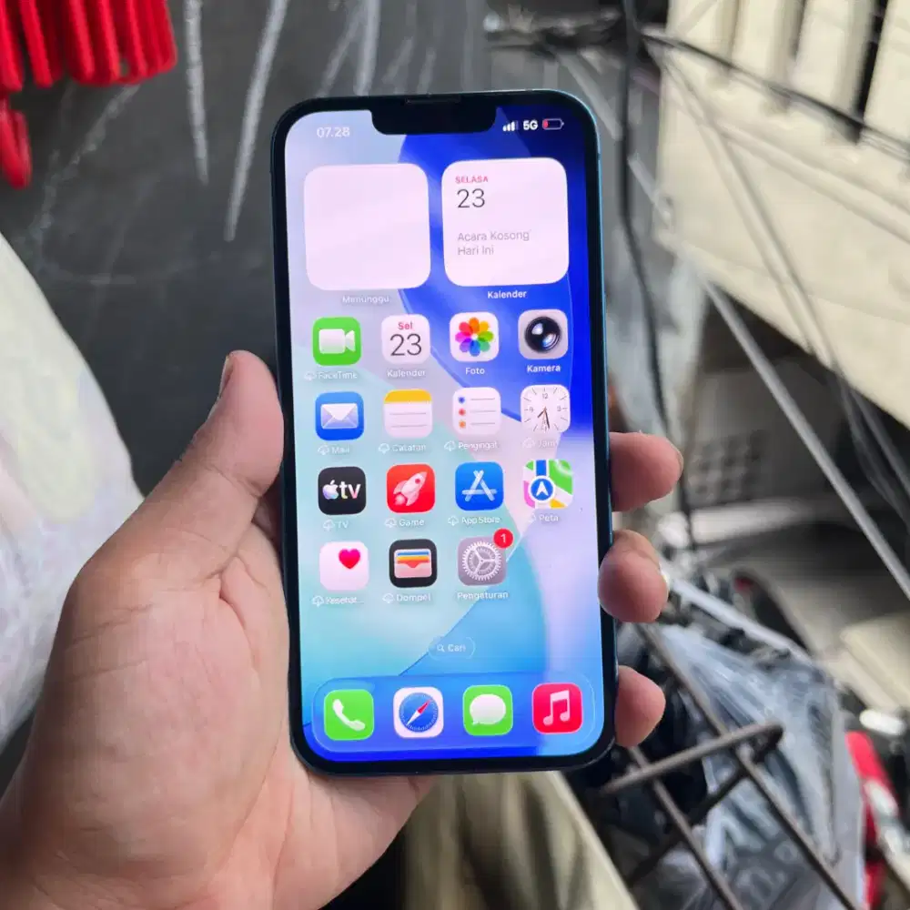 iPhone 13 256GB FULLSET INTER ALL OP PEMAKAIAN