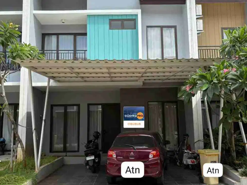 Jual cepat rumah 2 lantai siap huni minimalis modern style. Asana Residen Cibubur.