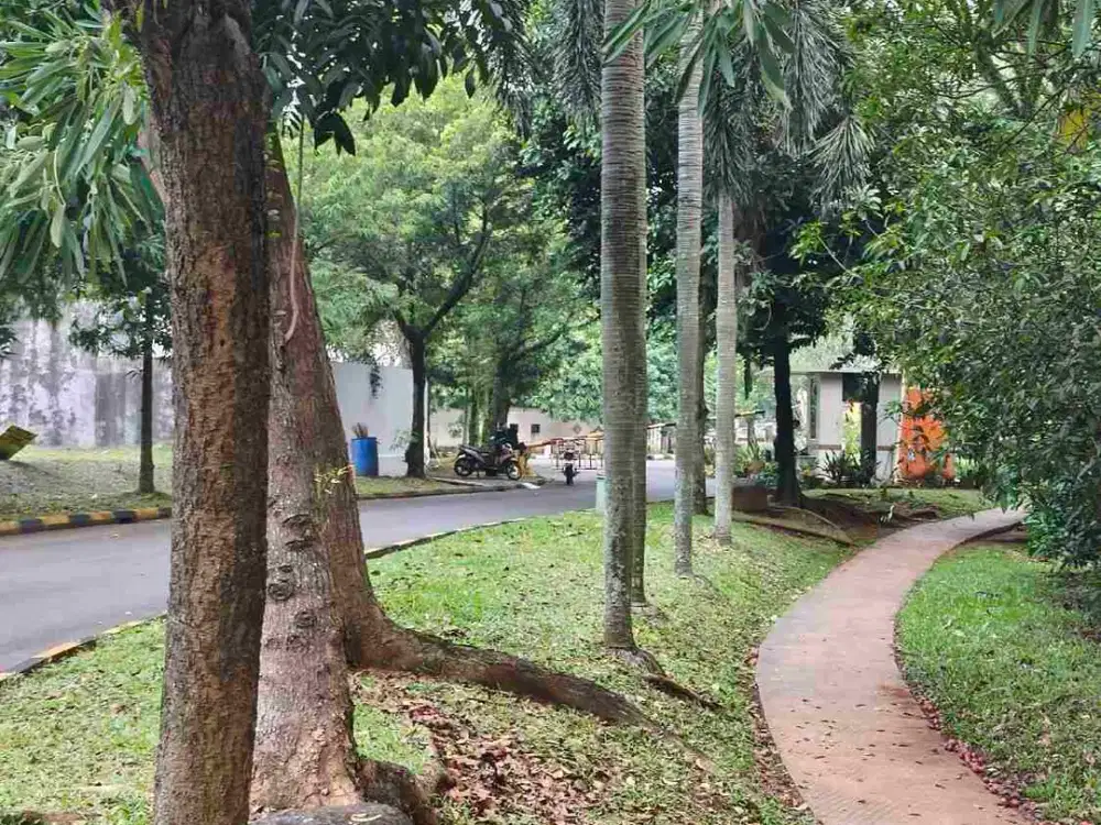 kavling Asri view Sungai lokasi Depan Puspita loka BSD city