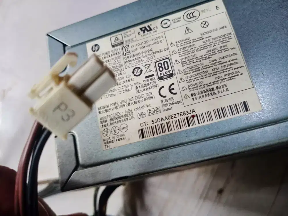 POWER SUPPLY PCG007 310W EX HP TPC-F123-MT JAKSEL
