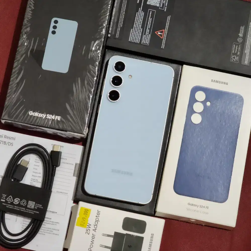 Samsung S24 FE 8/512GB Warna Biru EX Resmi SEIN