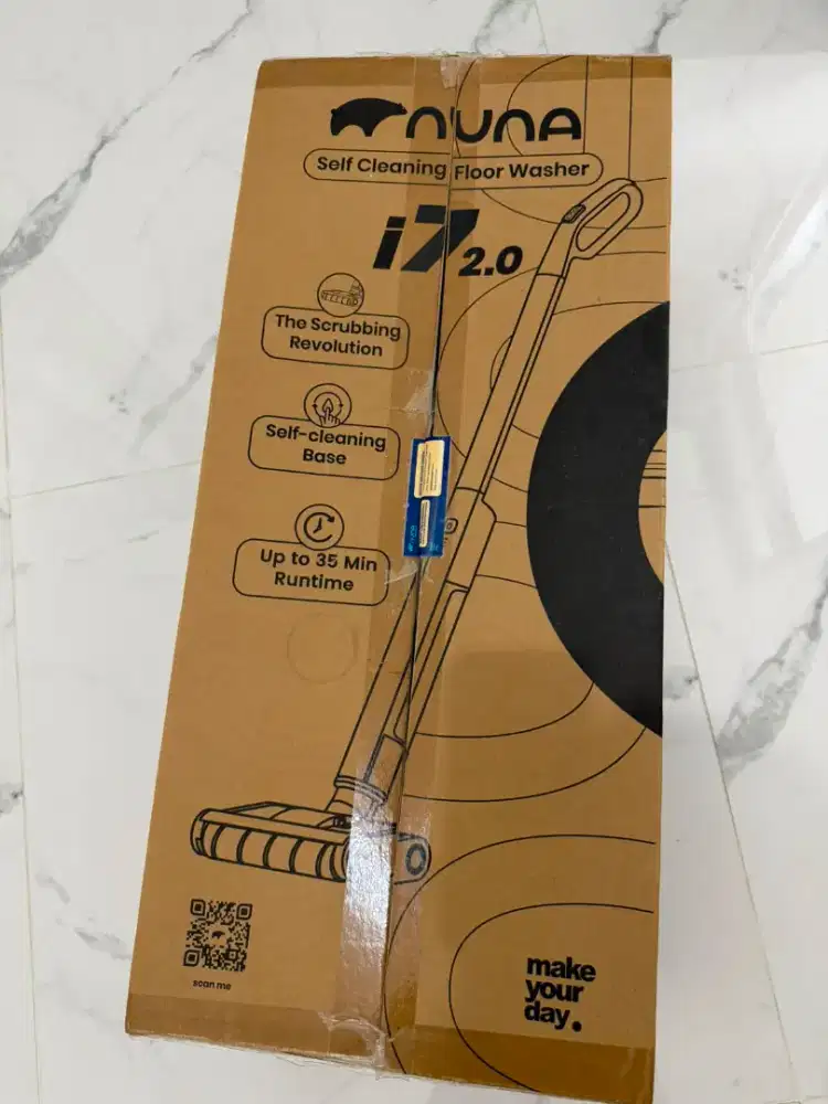 Nuna i7.20 alat pel basah kering tanpa kabel