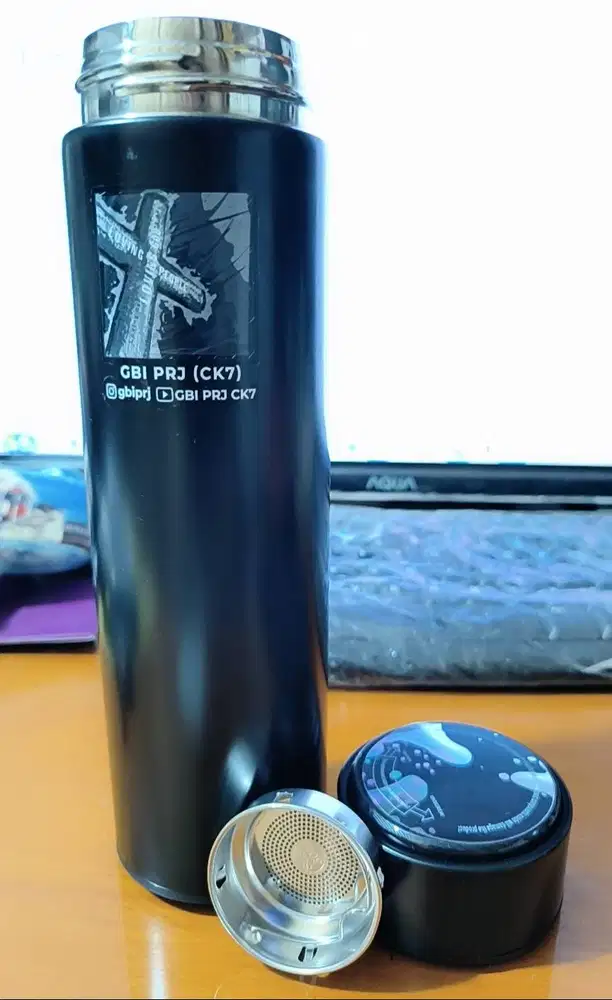 TUMBLER LED - HITAM