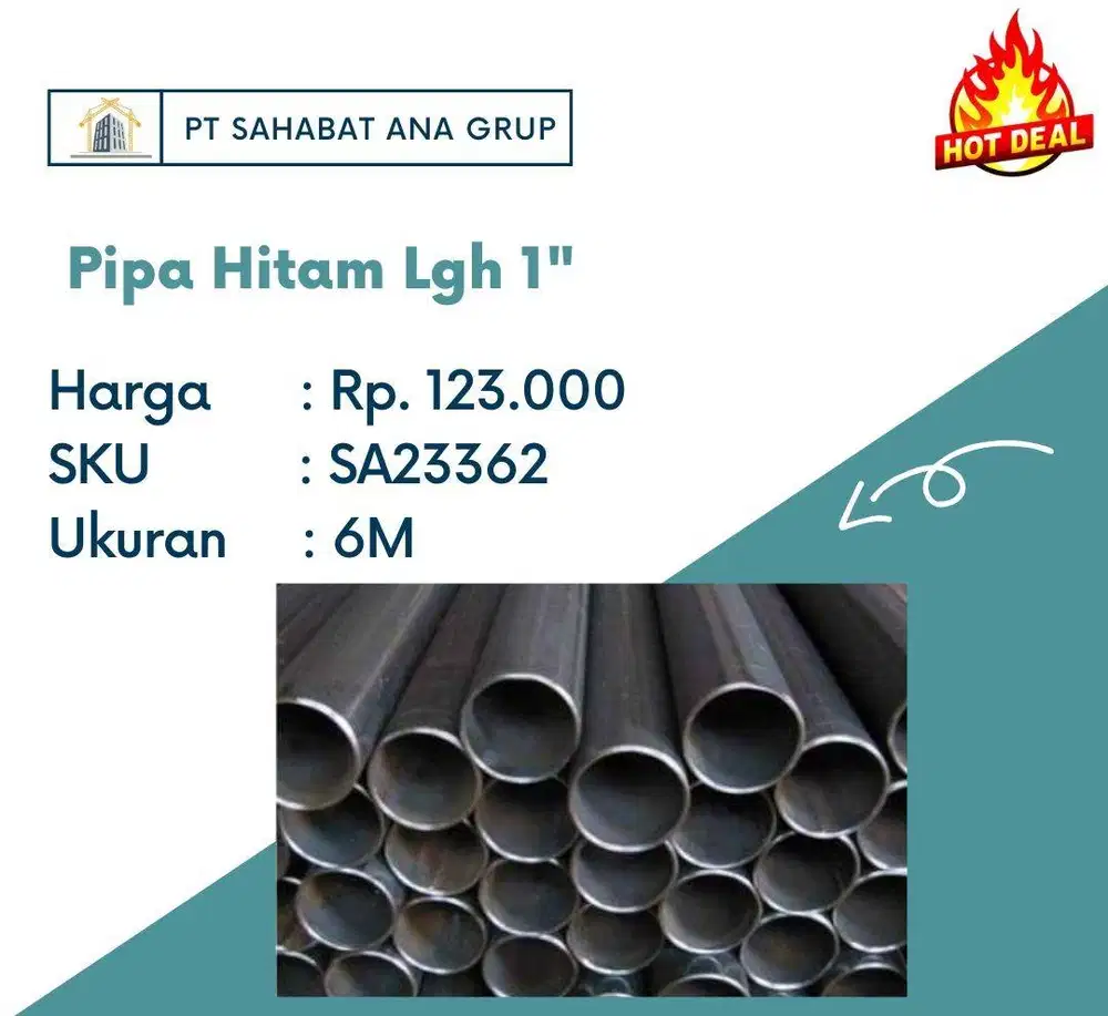 Pipa Hitam Lgh 1/2