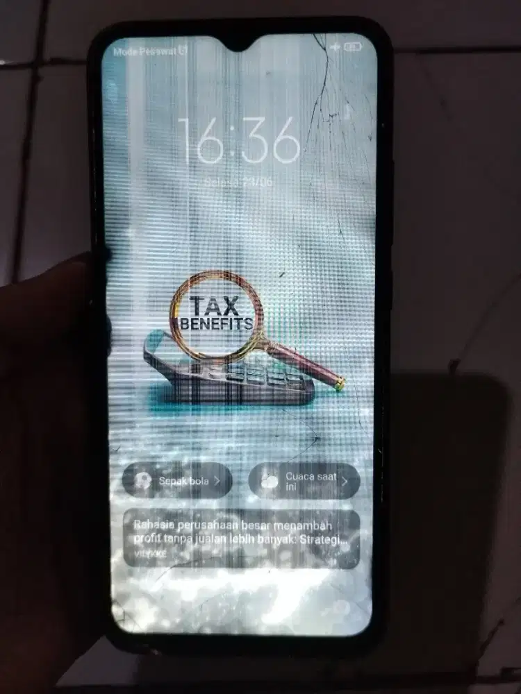 Redmi 9a minus lcd