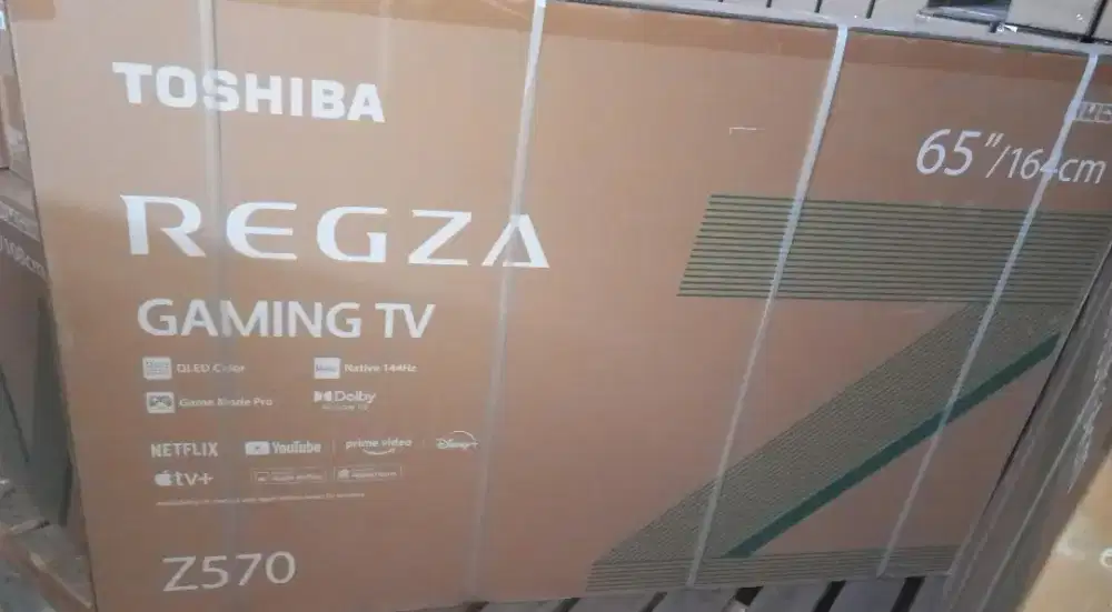 New Toshiba smart tv gaming 65 Z570 bisa tukar tambah
