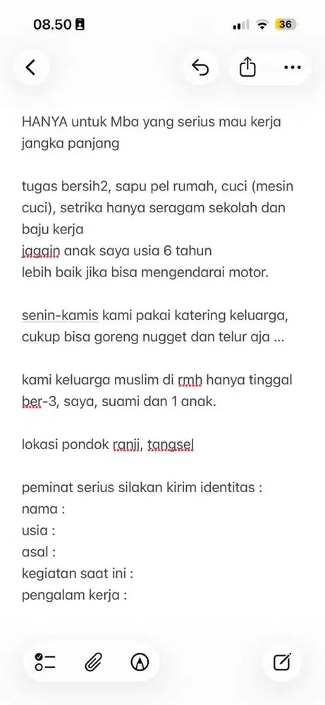 LOKER ART Serabutan
