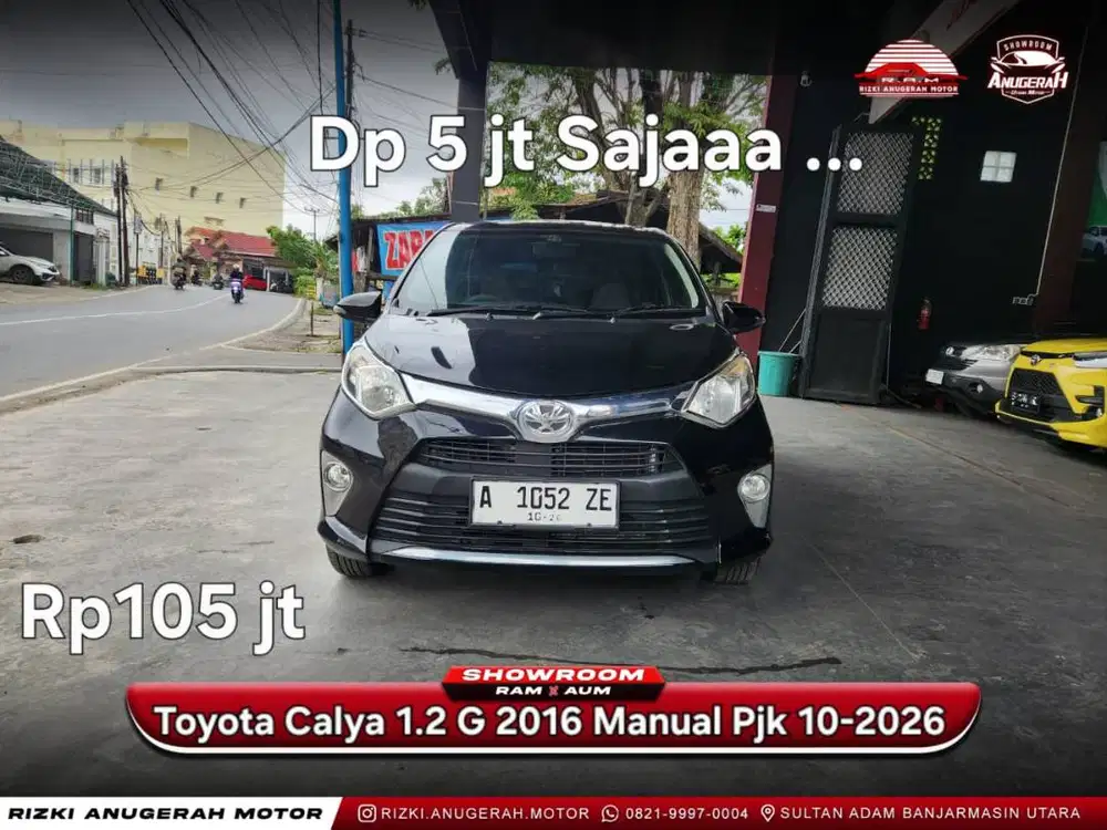 DP 5 JUTA TOYOTA CALYA G MT 2016 MANUAL