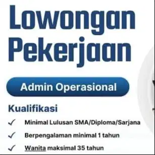Lowongan Kerja Admin Finance/Accounting