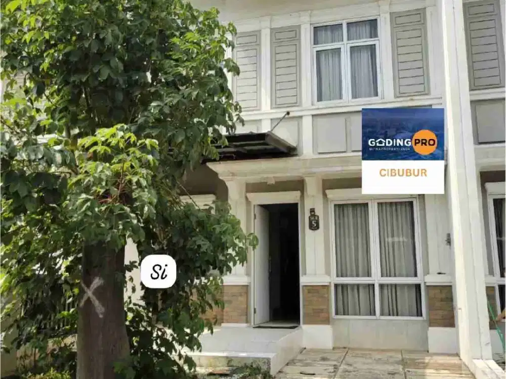 JUAL RUMAH KOTA WISATA CIBUBUR SHM FULL FURNITUR RAPI SIAP HUNI