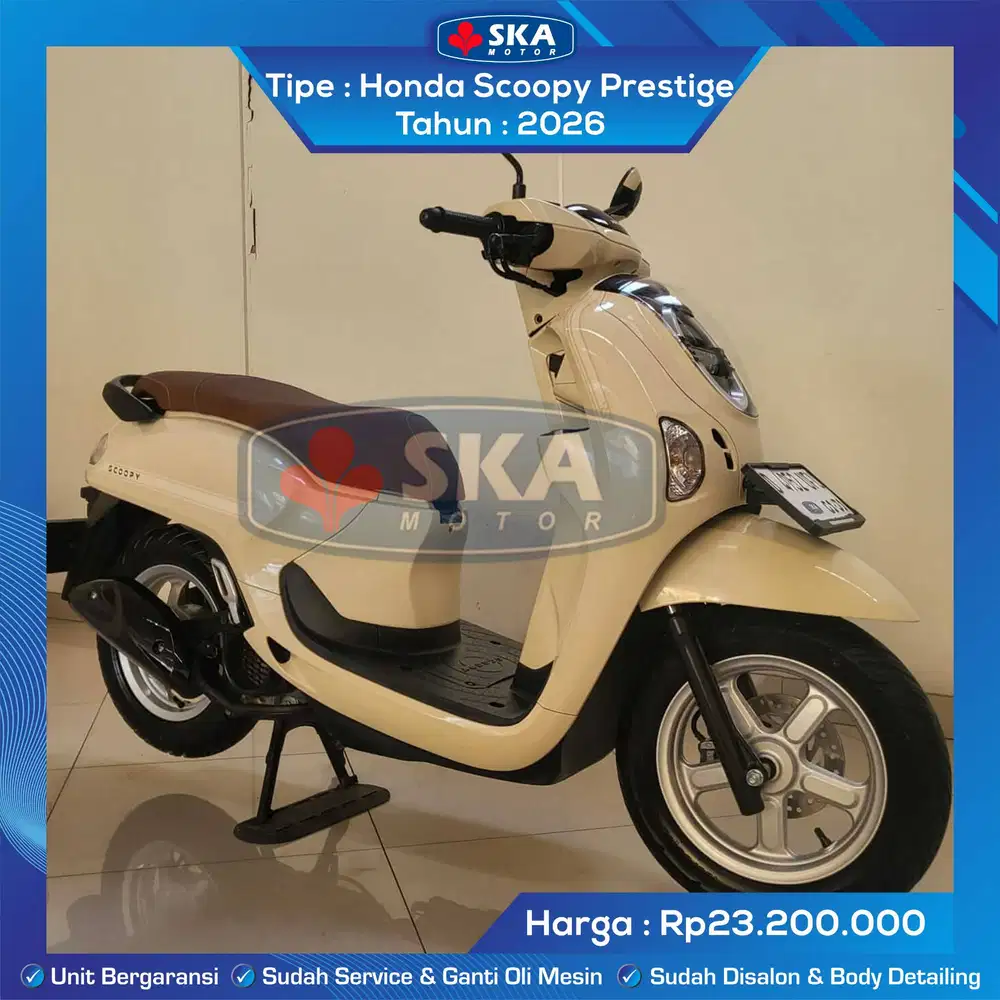 Honda Scoopy Prestige Keyless Tahun 2026