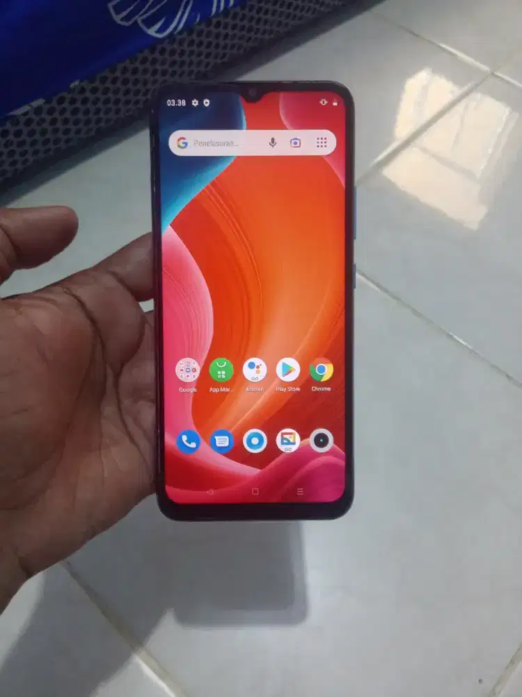 Jual hp realme C11 jaringan 4G LTE ram 2/32GB camera bagus
