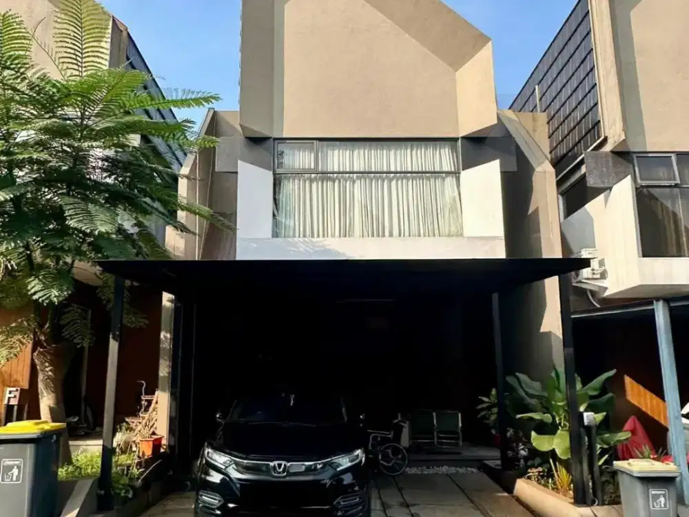 Rumah Scandi 2 Lantai Aesthetic & Furnished, Private Cluster di Bambu Apus, Jaktim