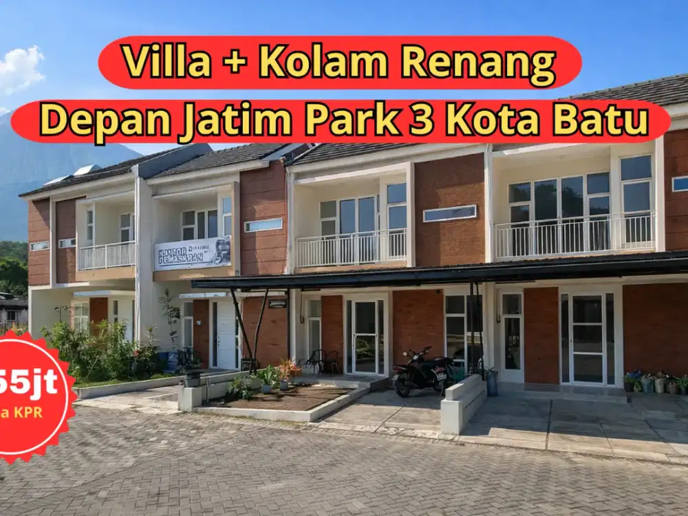 Dijual Villa Kota Batu dekat Jatim Park 3, Ready unit
