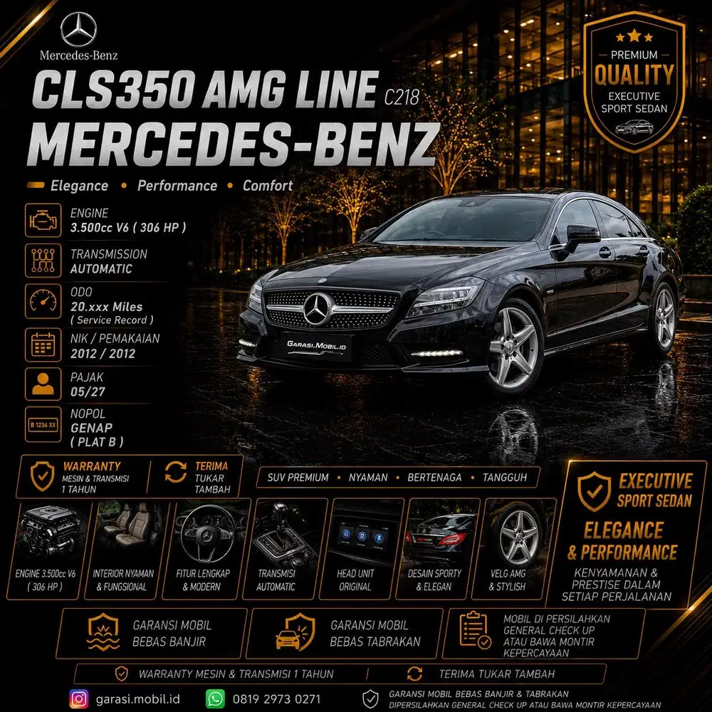 Mercy CLS350 AMG C218 2012