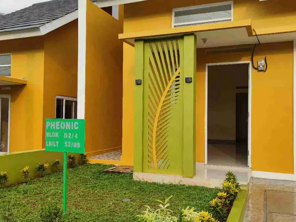 rumah 1 lantai cuma 850jt tanahnya 89m2 dengan berbagai bonus