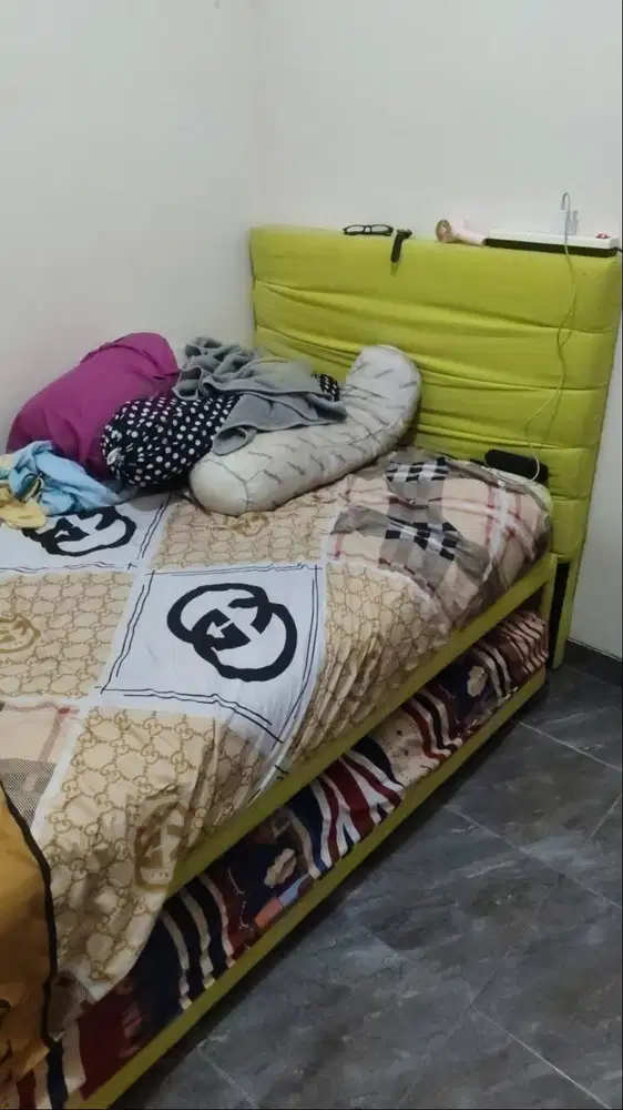 Kasur Therapedic Lime Green 120x200 Full Set Original - Terawat