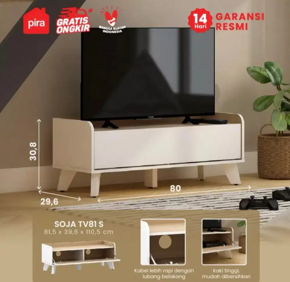 Rak lemari tv KAYU MURAH SALAH BELI