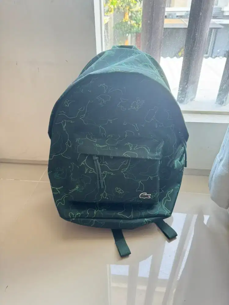 Preloved Tas Backpack Pria/Wanita Lacoste Original