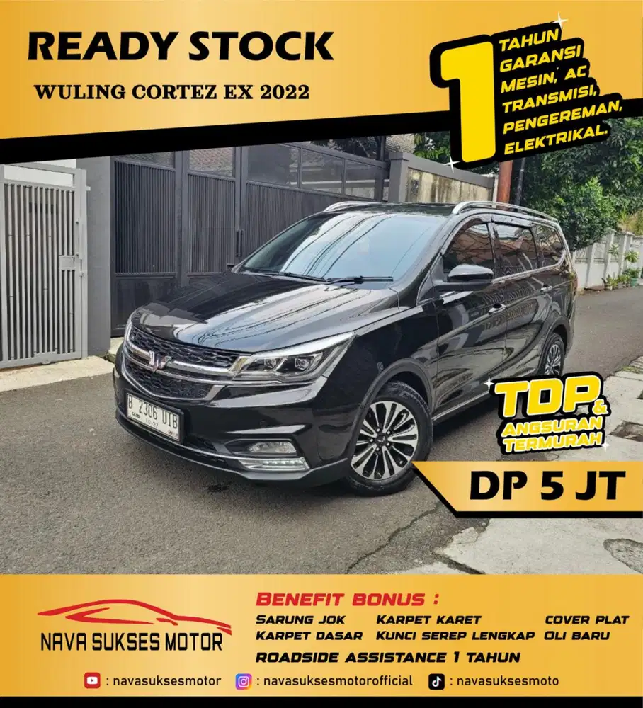TDP 5 JUTA - WULING CORTEZ EX 2022