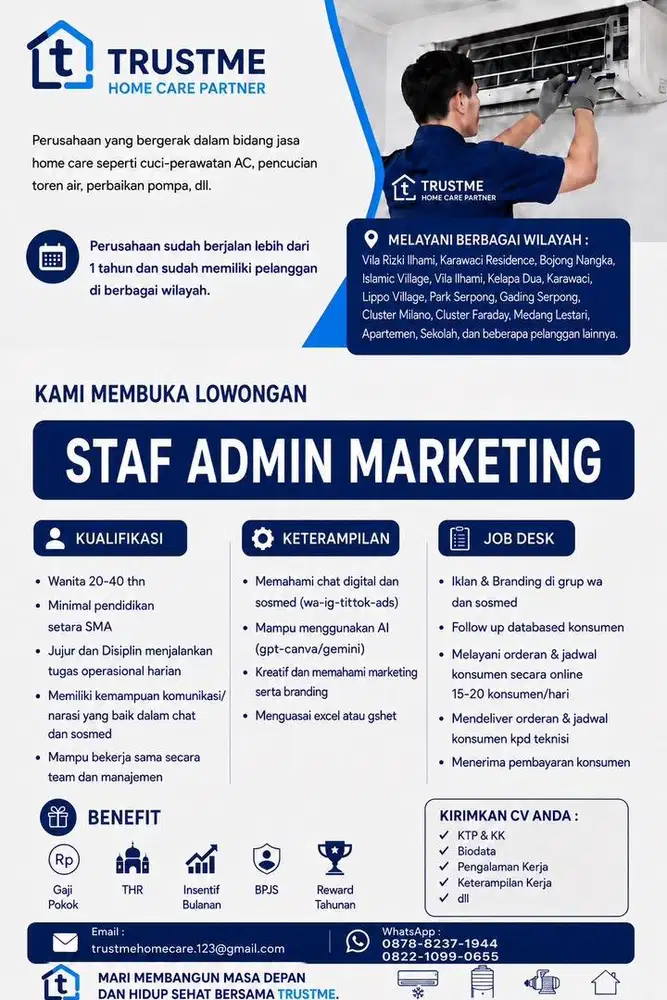LOKER ADMIN MARKETING KERJA WORK FROM HOME (REMOTE)