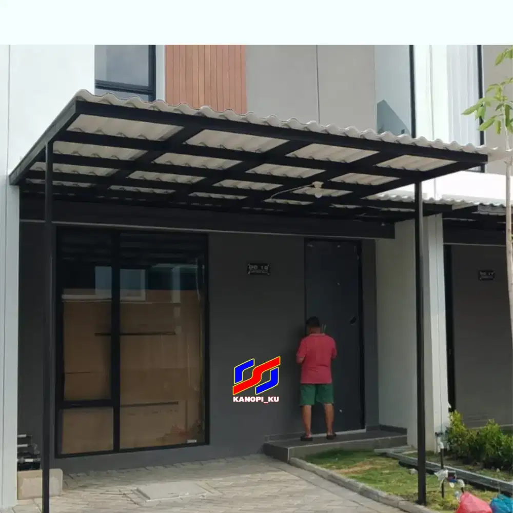 Kanopi Rooftop dobel layyer