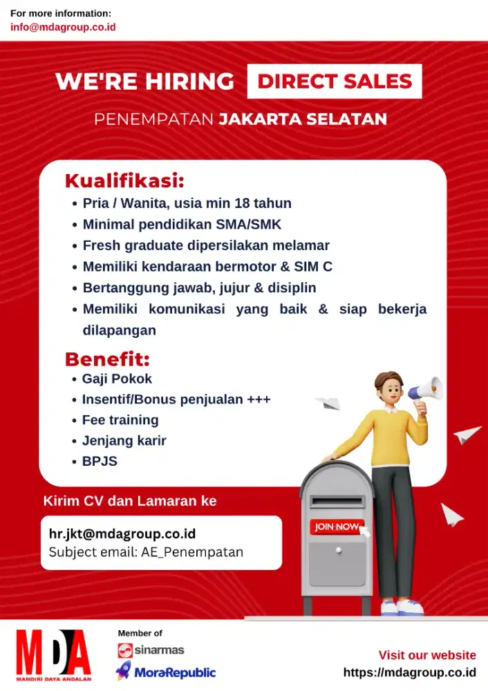 Direct Sales MoraRepublic