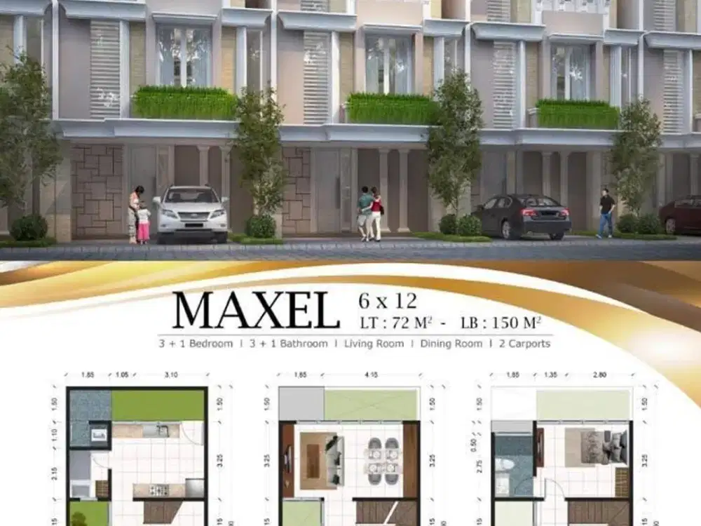 Dijual Rumah Baru Lokasi Dharmahusada Indah Barat
