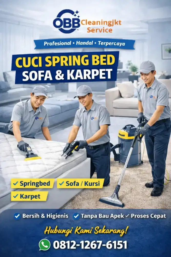 Jasa cuci sofa,karpet,kasur