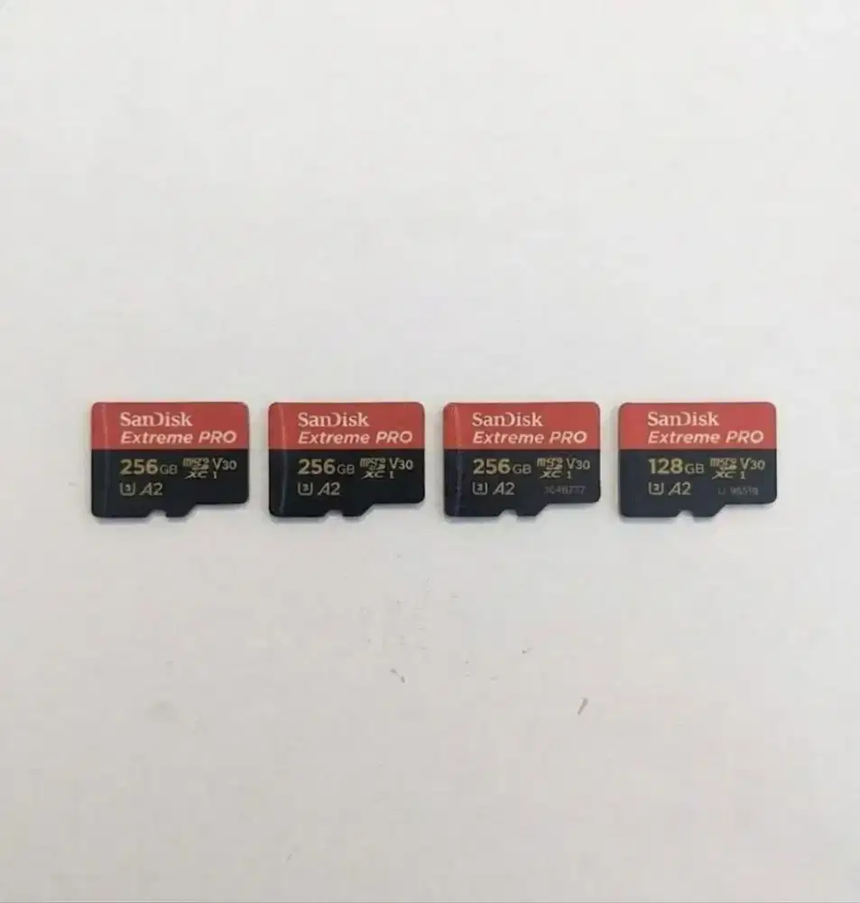 Microsd sandisk extreme pro bekas 256gb original