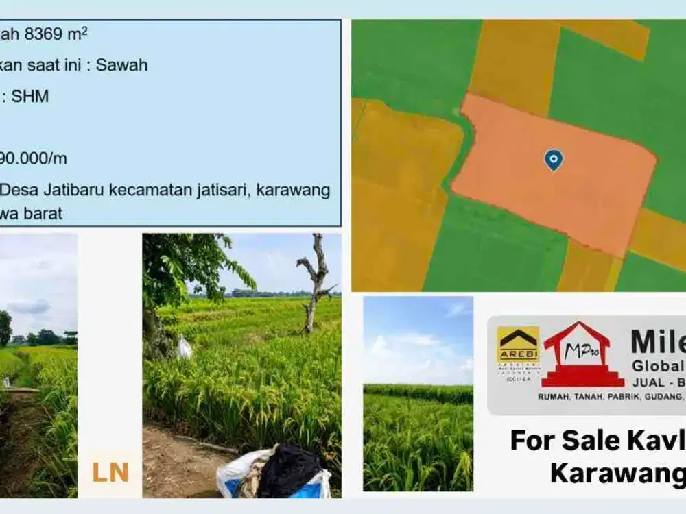 Jual cepat tanah harg nego lokasi startegis