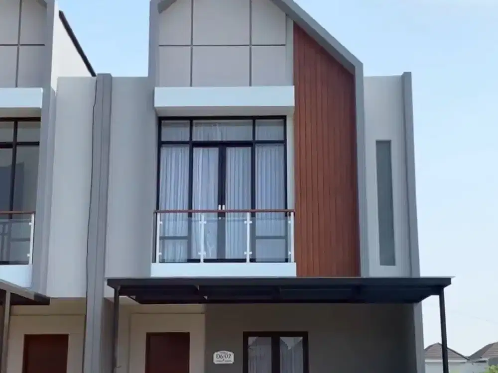 Rumah Dp 0  , fasum kolam renang , dekat bandara juanda