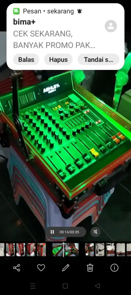 Mixer Hero Ashley bekas berfungsi normal..bunyi semua