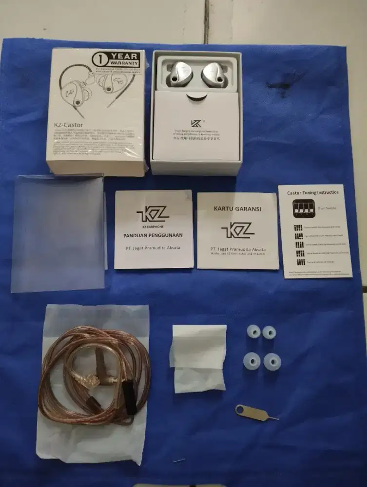 Headset KZ CASTOR Silver