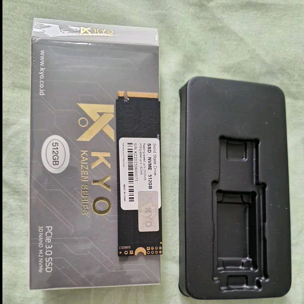kyo kaizen ssd nvme m2 2280 pcie 3D nand 512GB normal