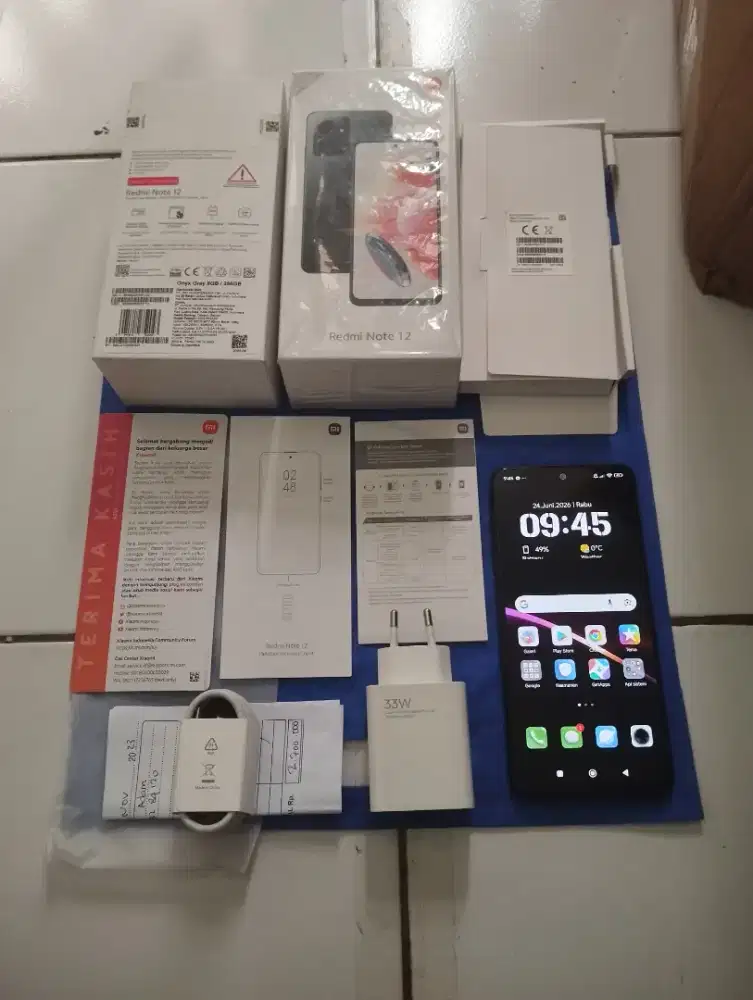 Handphone Xiaomi redmi note 12 (8/256)