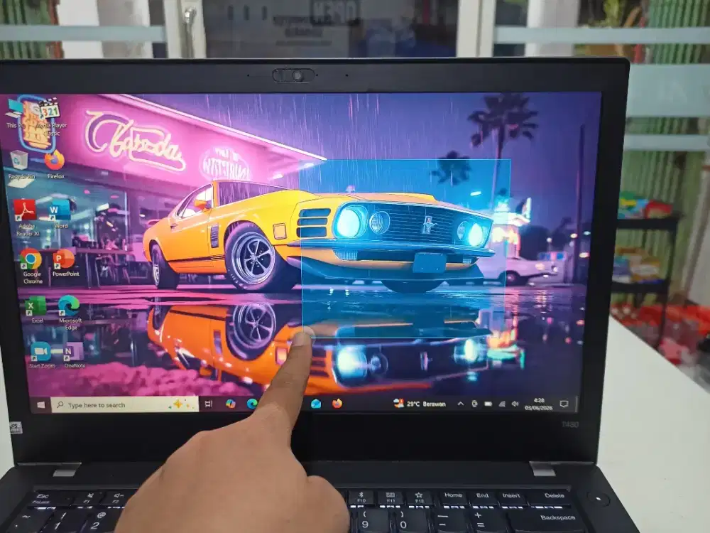 Laptop bekas Lenovo Thinkpad T480 Touchscreen, Ram 8 GB