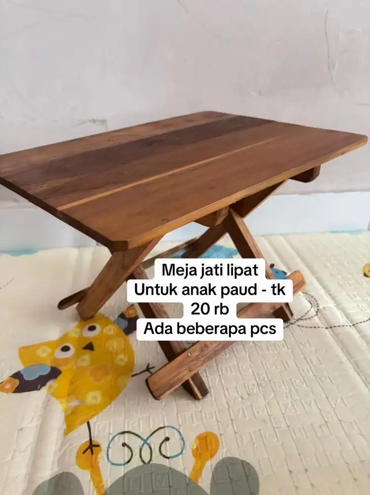 Meja lipat meja anak tk