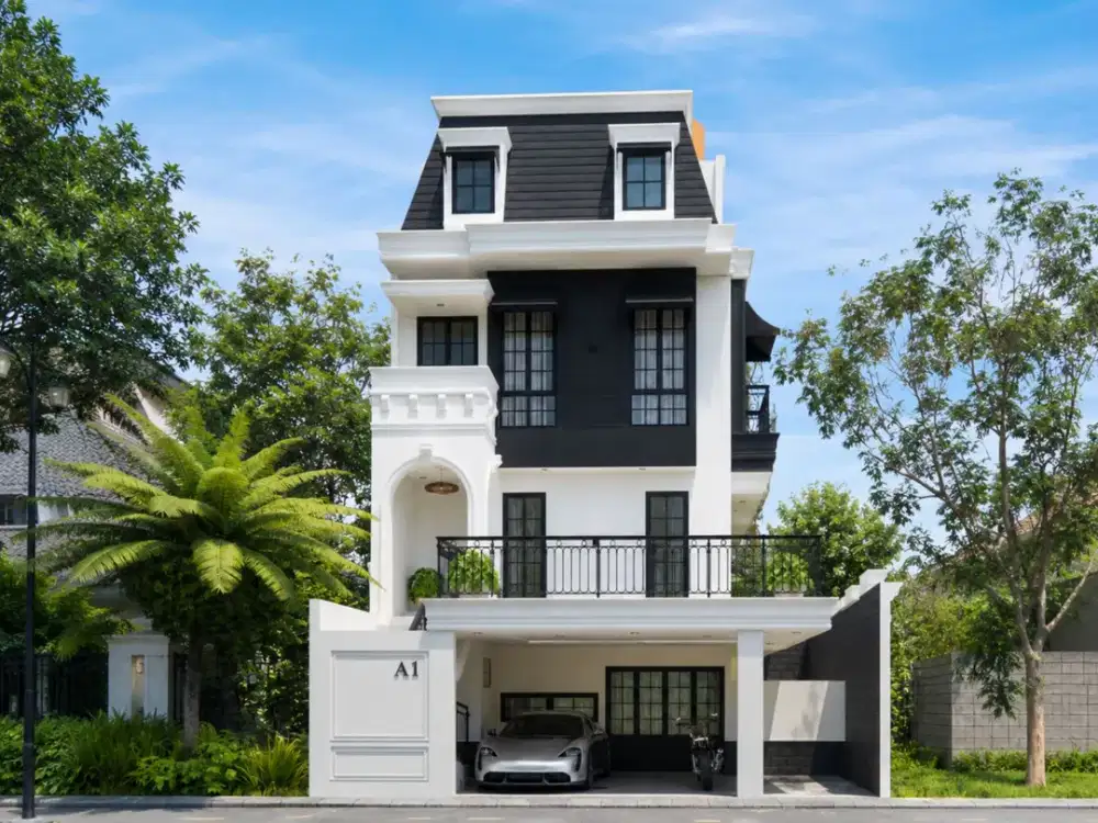 CUMA 6 M - AN RUMAH 4 LANTAI DI PEJATEN BARAT, ADA LIFT & PRIVATE POOL ‼