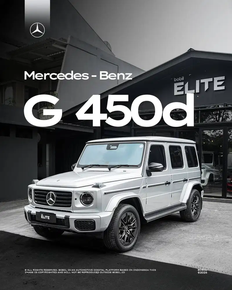 NIK 2026 Mercedes Benz G450d AMG Line MANUFAKTUR