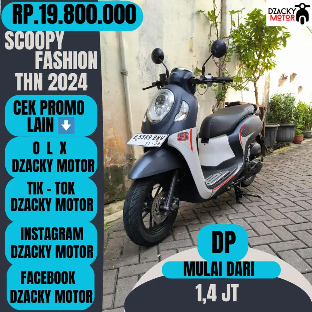 SCOOPY FASHION 2024 SECOND LIKE NEW