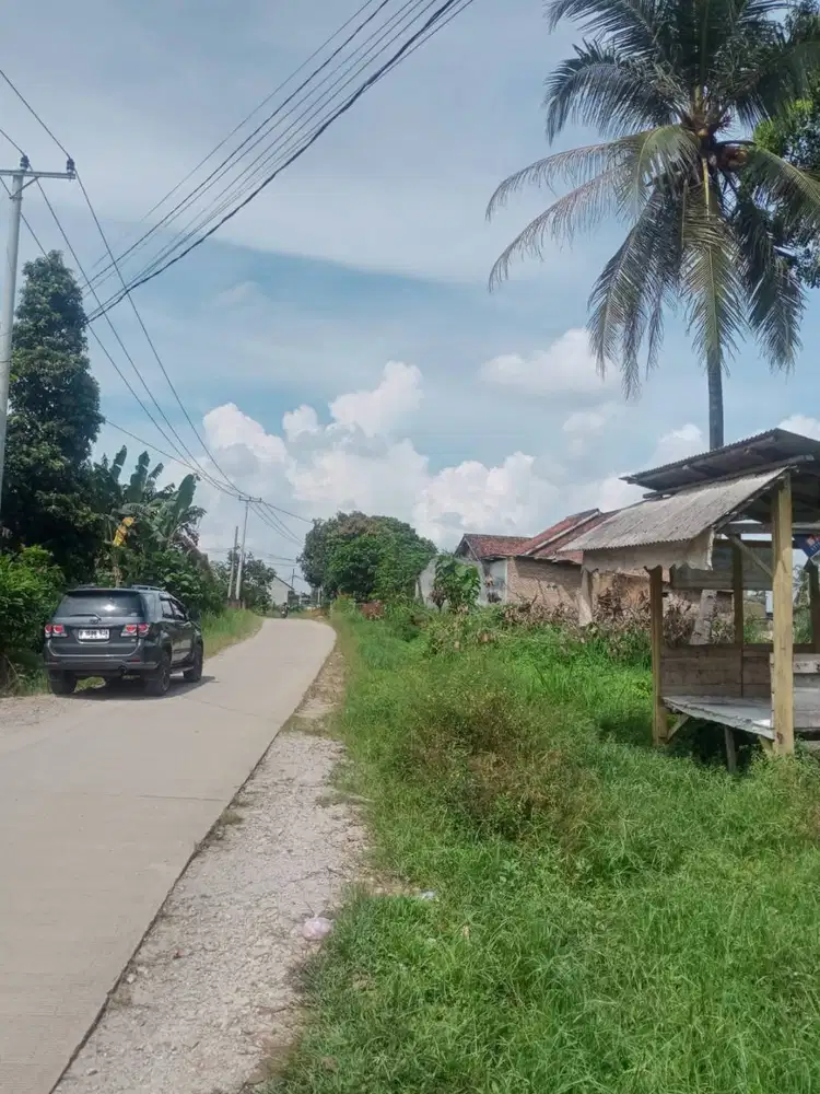 TANAH MURAH JATIMULYO DIPINGGIR JALAN COR BETON