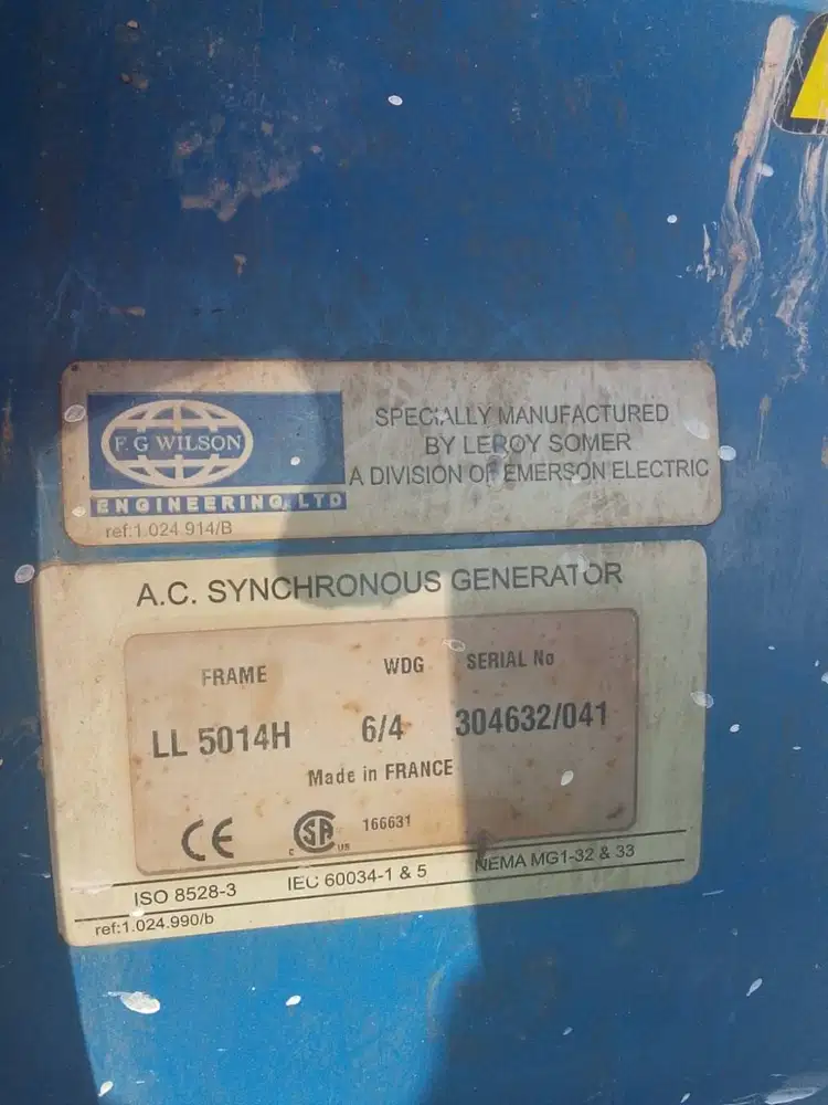 GENSET FG WILSON P5-275
