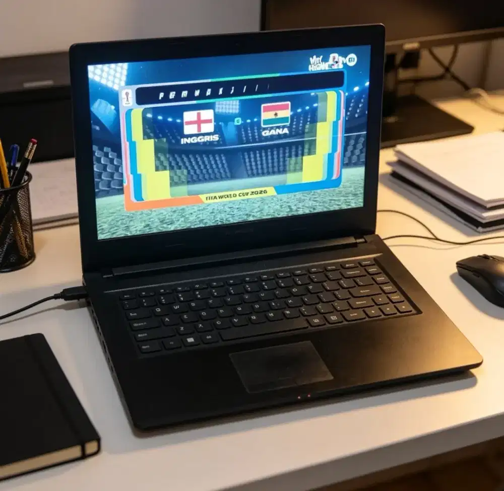 Laptop Lenovo ideaped i3-4005u ram 4gb HDD 500gb windows 10
