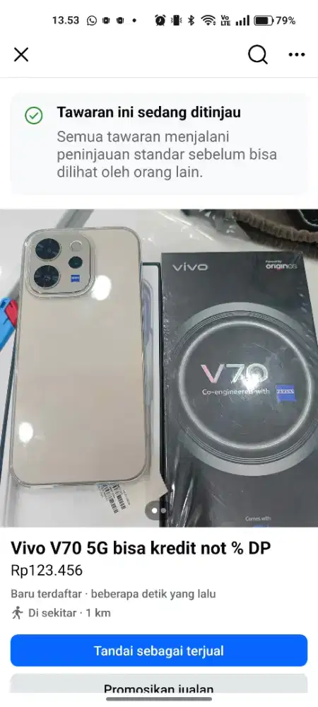 VIVO V70 5G KAMERA JENIH BATRE AWET