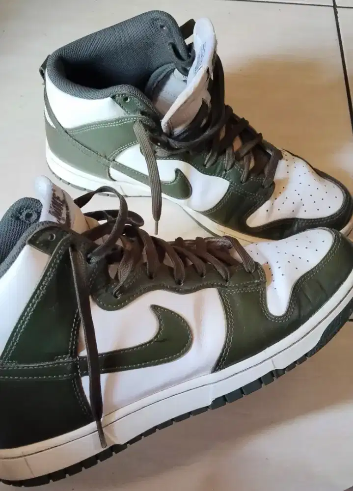 Nike Dunk Cargo Khaki (Olive Green) Second Mulus