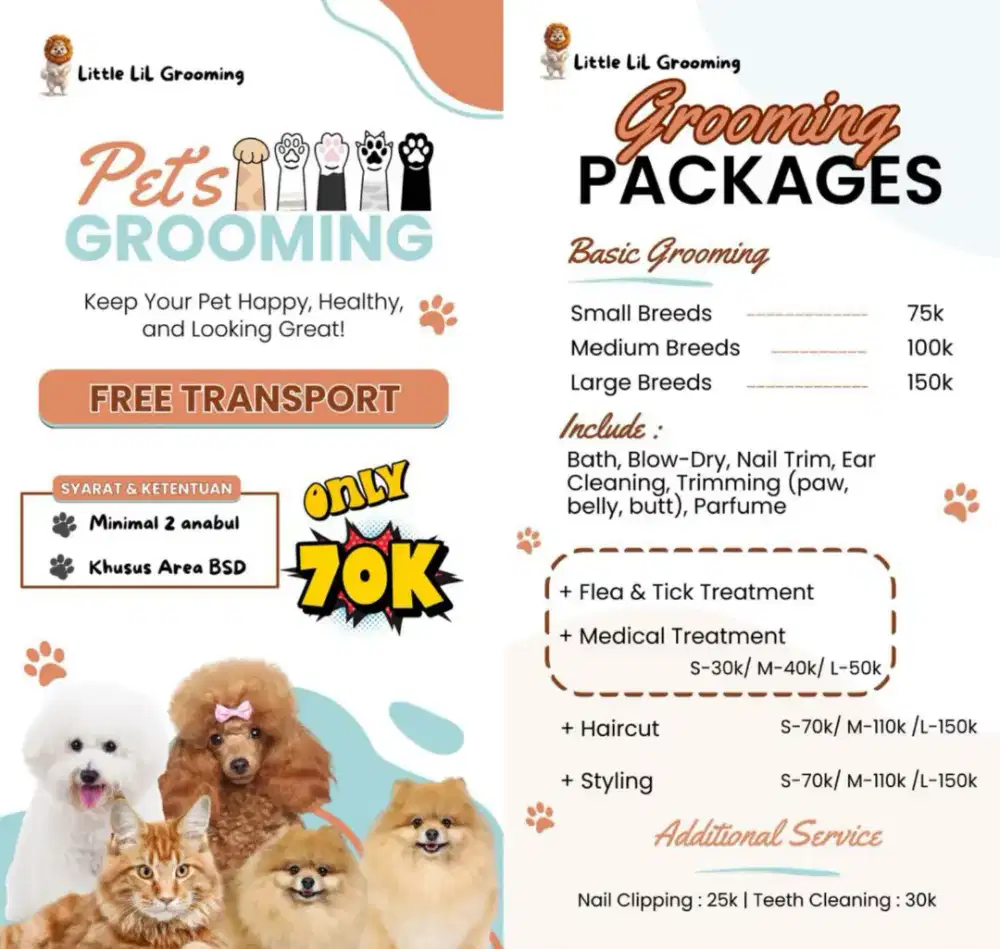 Grooming anjing tangerang